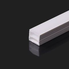 Funda de silicona flexible blanca - Tira LED a neón - 10x12 mm - Superficie