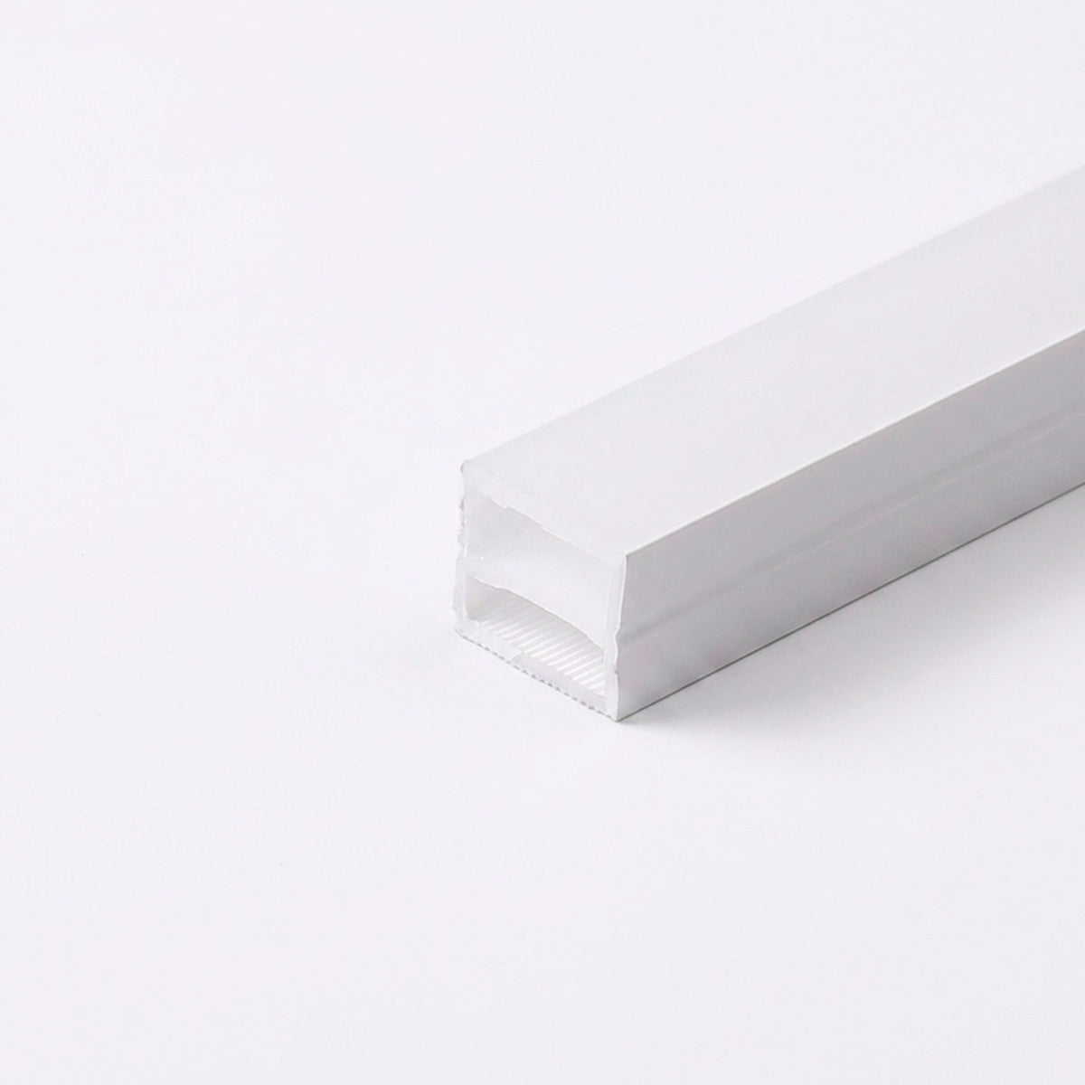 Funda de silicona flexible blanca - Tira LED a neón - 10x12 mm - Superficie