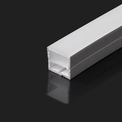 Funda de silicona flexible blanca - Tira LED a neón - 16x16 mm - Superficie