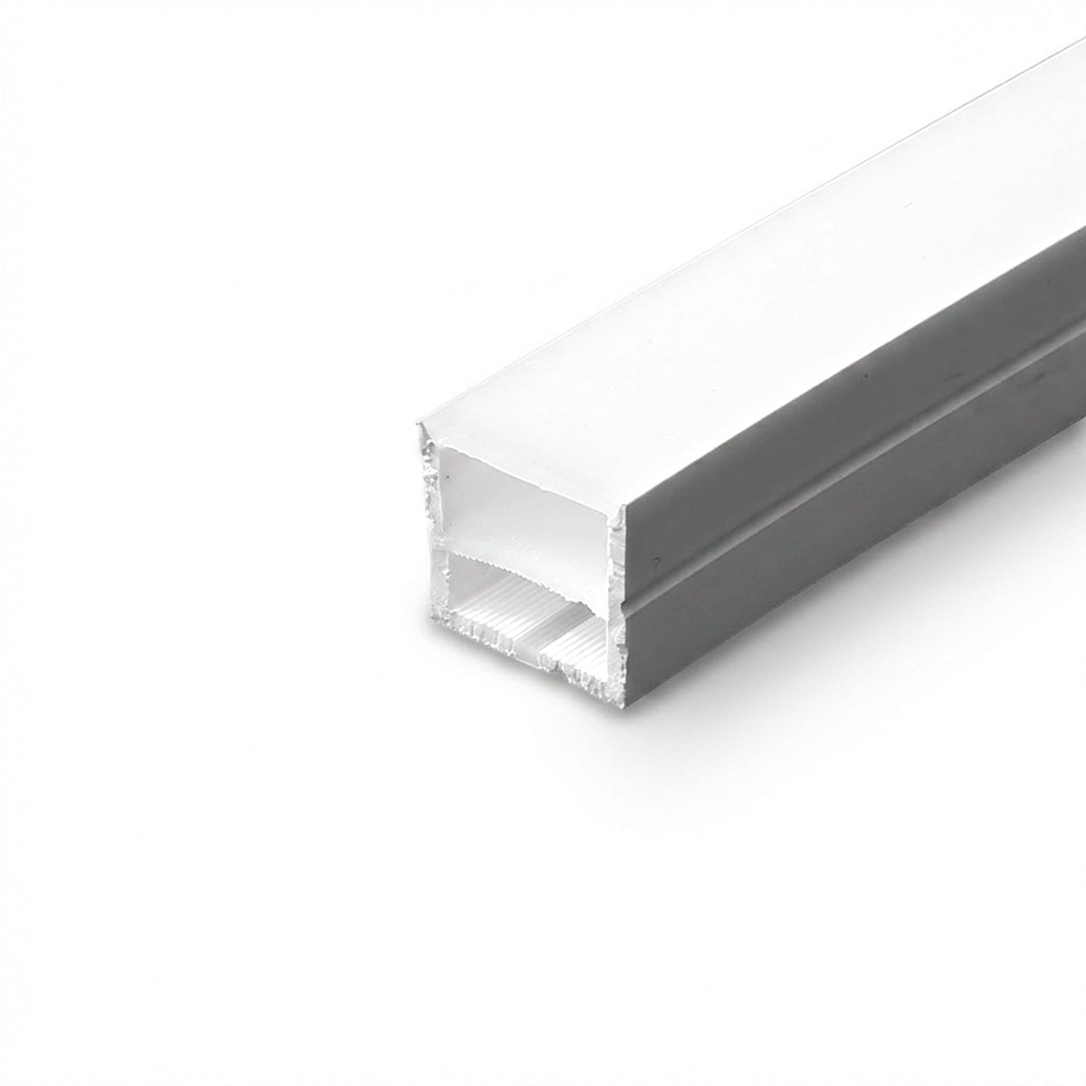 Funda de silicona flexible blanca - Tira LED a neón - 16x16 mm - Superficie