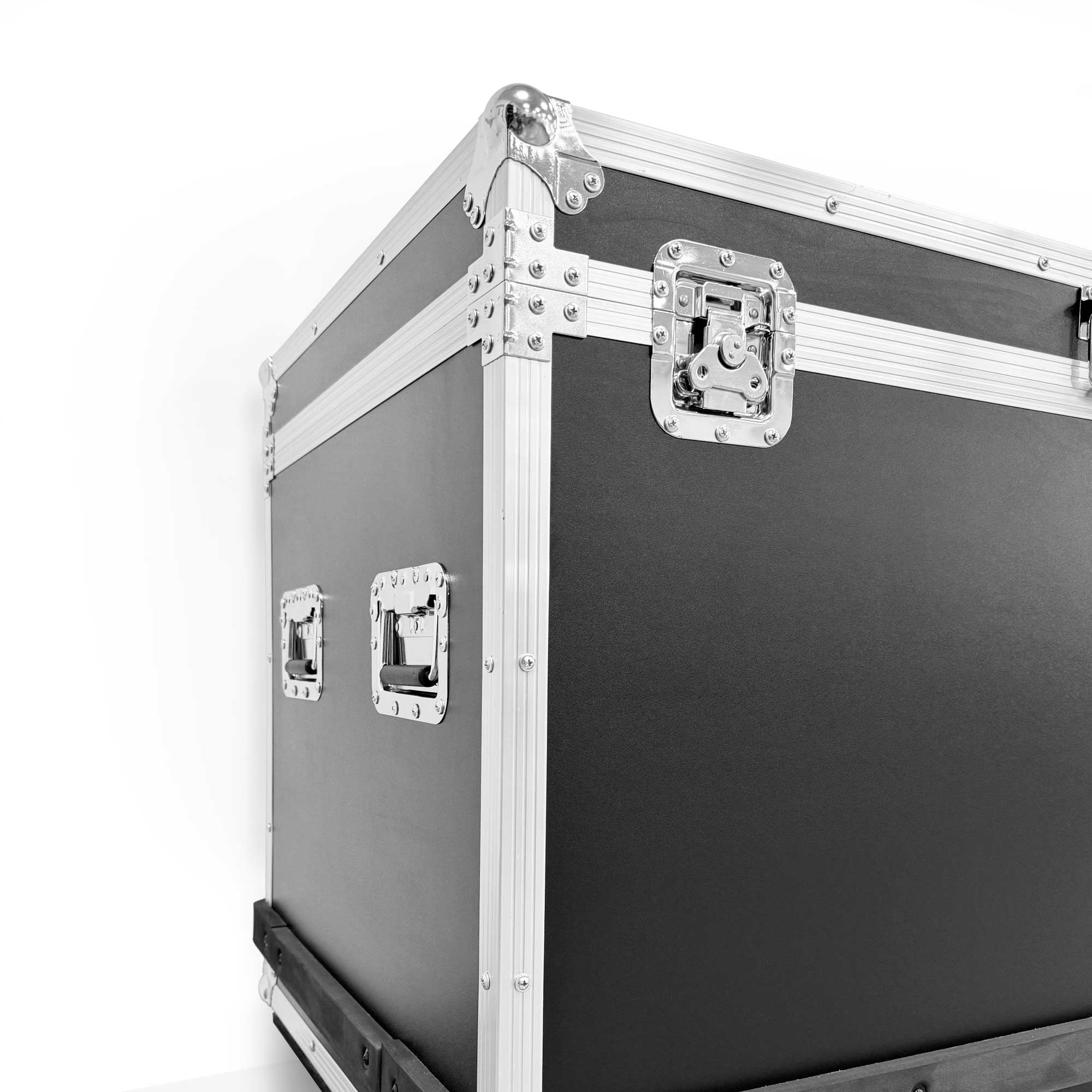 Flight Case para Digital Kiosk 43" DDT43 Base "K" - con Foam, Ruedas y Asas