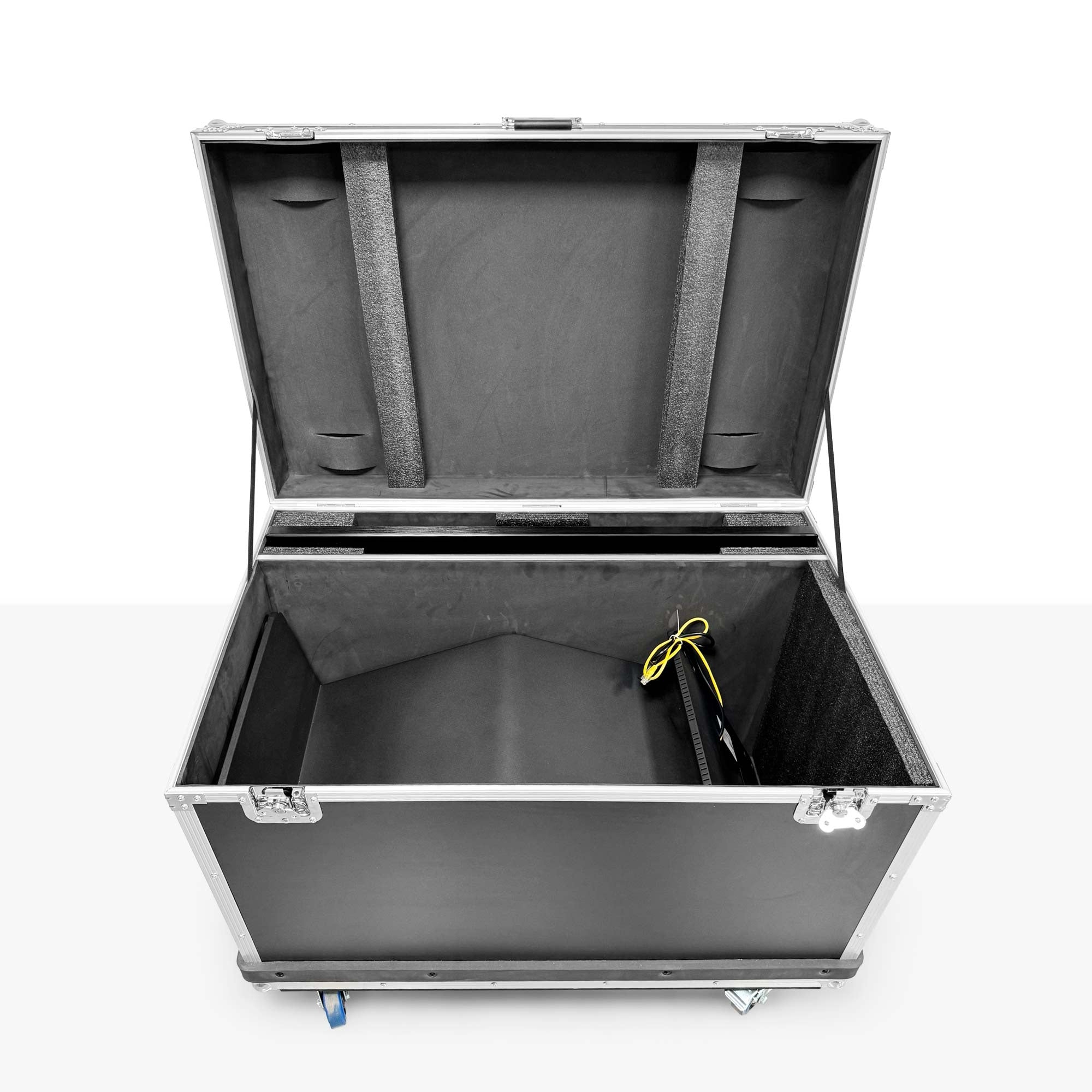 Flight Case para Digital Kiosk 43" DDT43 Base "K" - con Foam, Ruedas y Asas