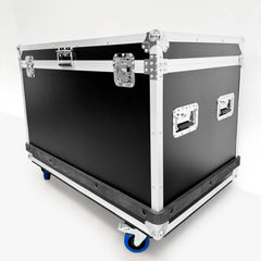 Flight Case para Digital Kiosk 43" DDT43 Base "K" - con Foam, Ruedas y Asas