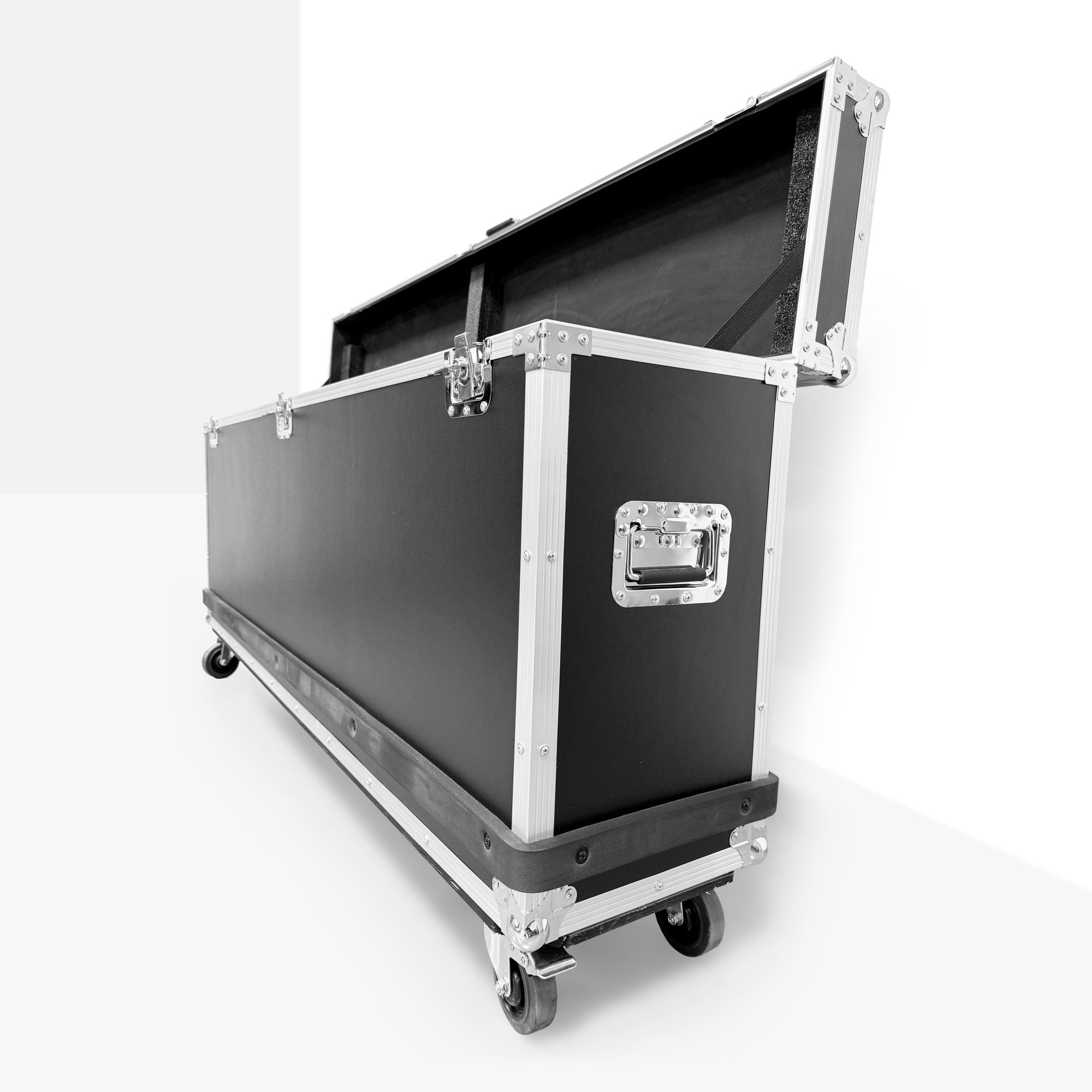 Flight Case para Tótem LCD DLS43 - con Foam, Ruedas y Asas – Transporte Seguro en Ferias y Eventos