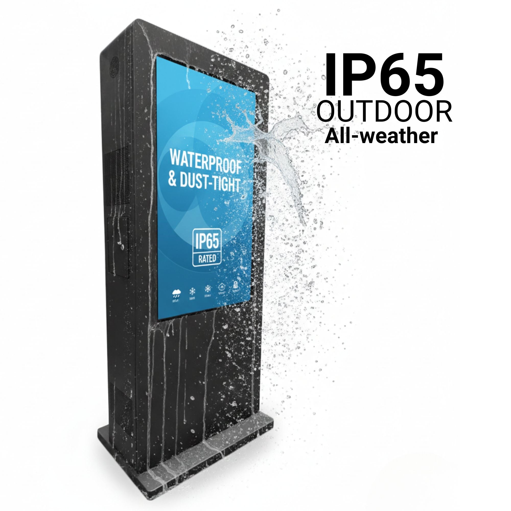 Tótem publicitario exterior pantalla LCD 55"- Doble cara -Táctil - Android