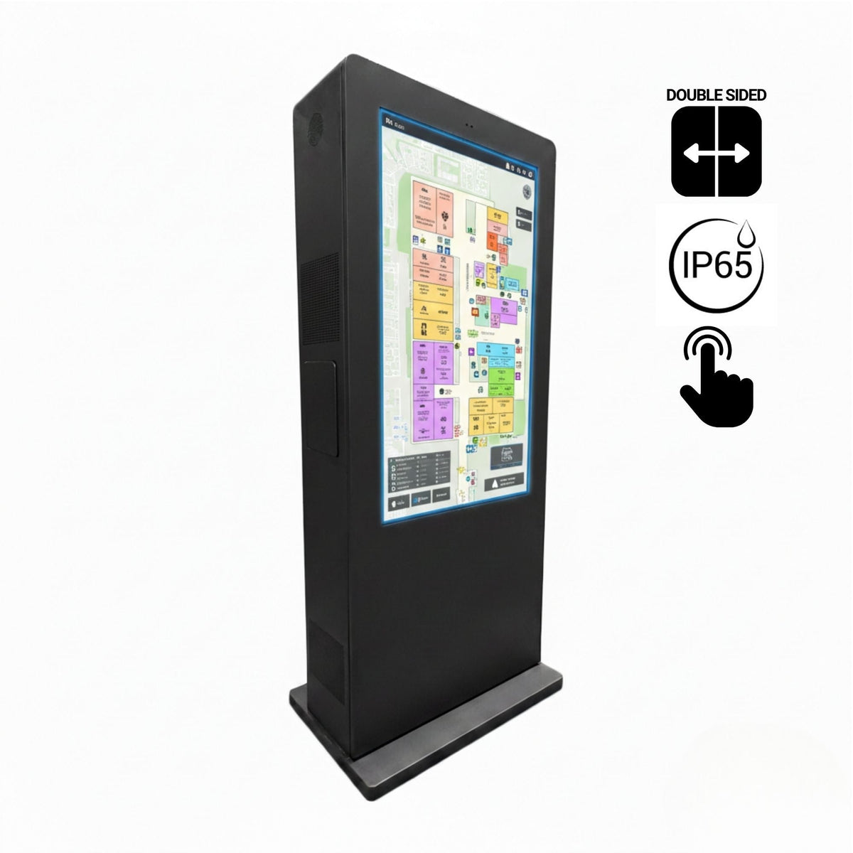 Tótem publicitario exterior pantalla LCD 55"- Doble cara -Táctil - Android