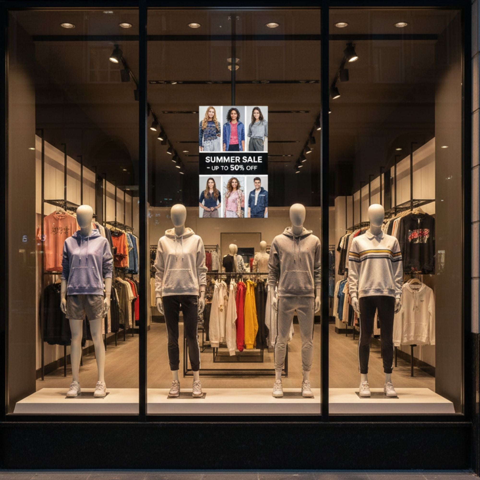 Display publicitario LED P2.5 - Full Color -  64 x 112cm - Indoor