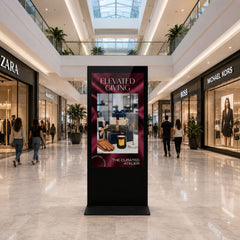 Tótem Publicitario Digital Táctil 55" Full HD - Android 9 - Cartelería Vertical para Interior
