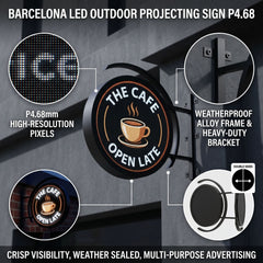 Display Banderola LED publicitario exterior P4.68mm