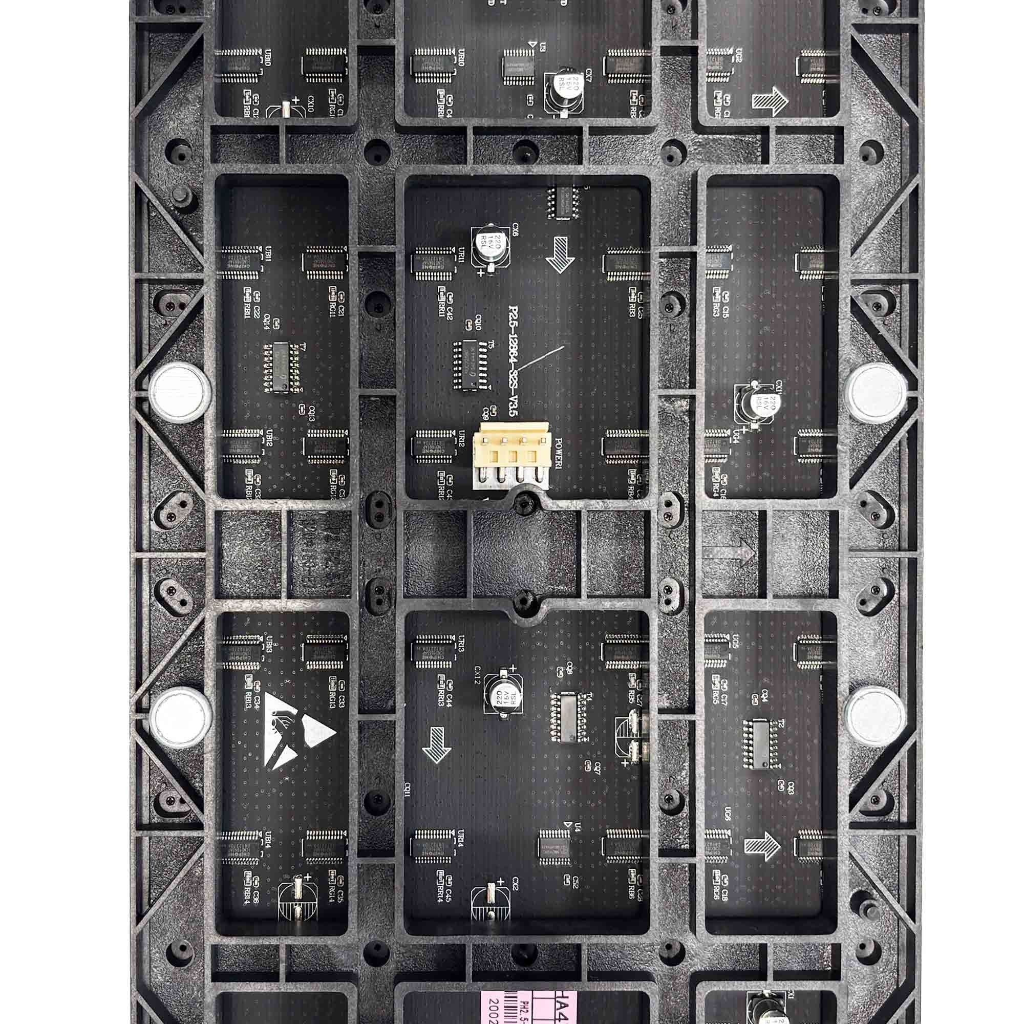 Display publicitario LED P2.5 - Full Color -  64 x 112cm - Indoor