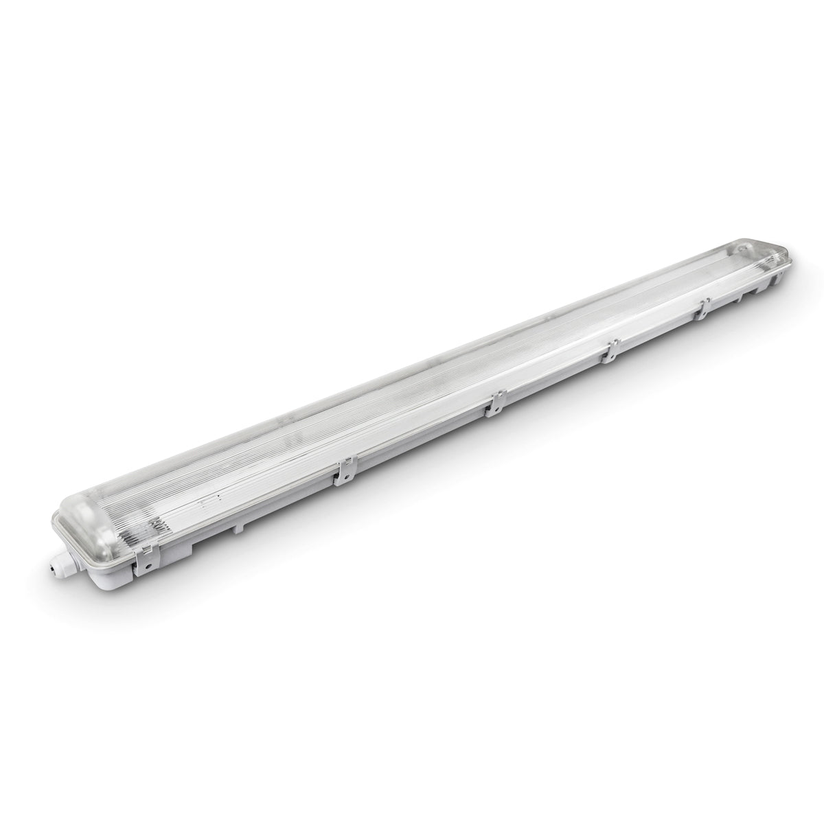 Pantalla estanca ECO CLIMATE - 2 tubos LED T8 - 150cm - Clips plásticos - IP65