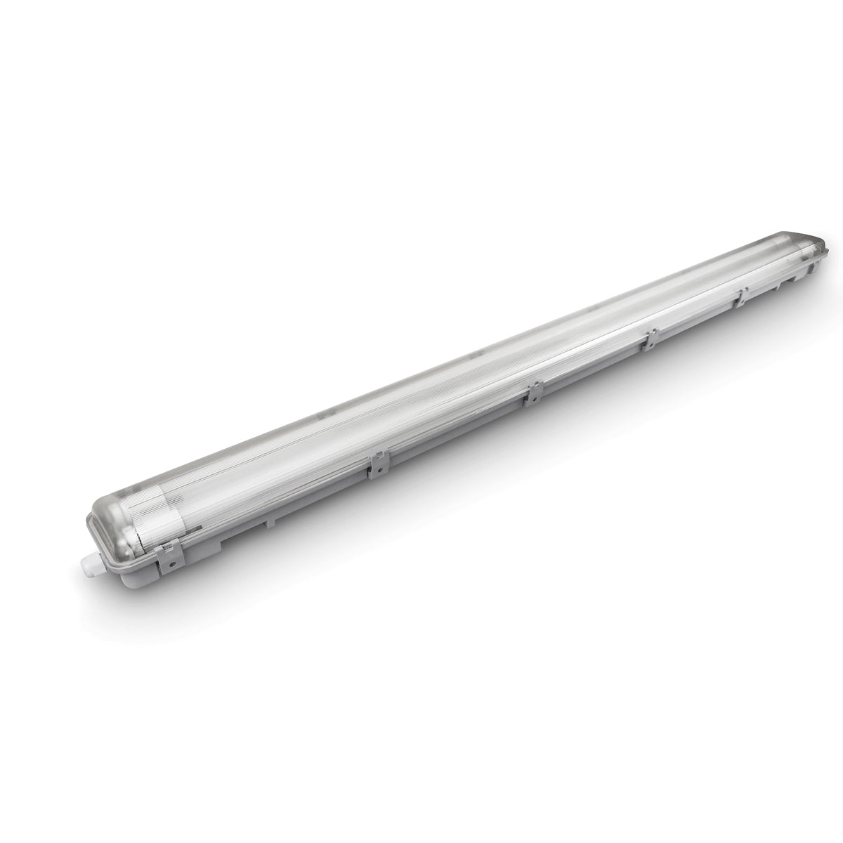Pantalla estanca ECO CLIMATE - 2 tubos LED T8 - 150cm - Clips plásticos - IP65