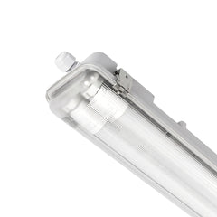 Pantalla estanca ECO CLIMATE - 2 tubos LED T8 - 150cm - Clips plásticos - IP65