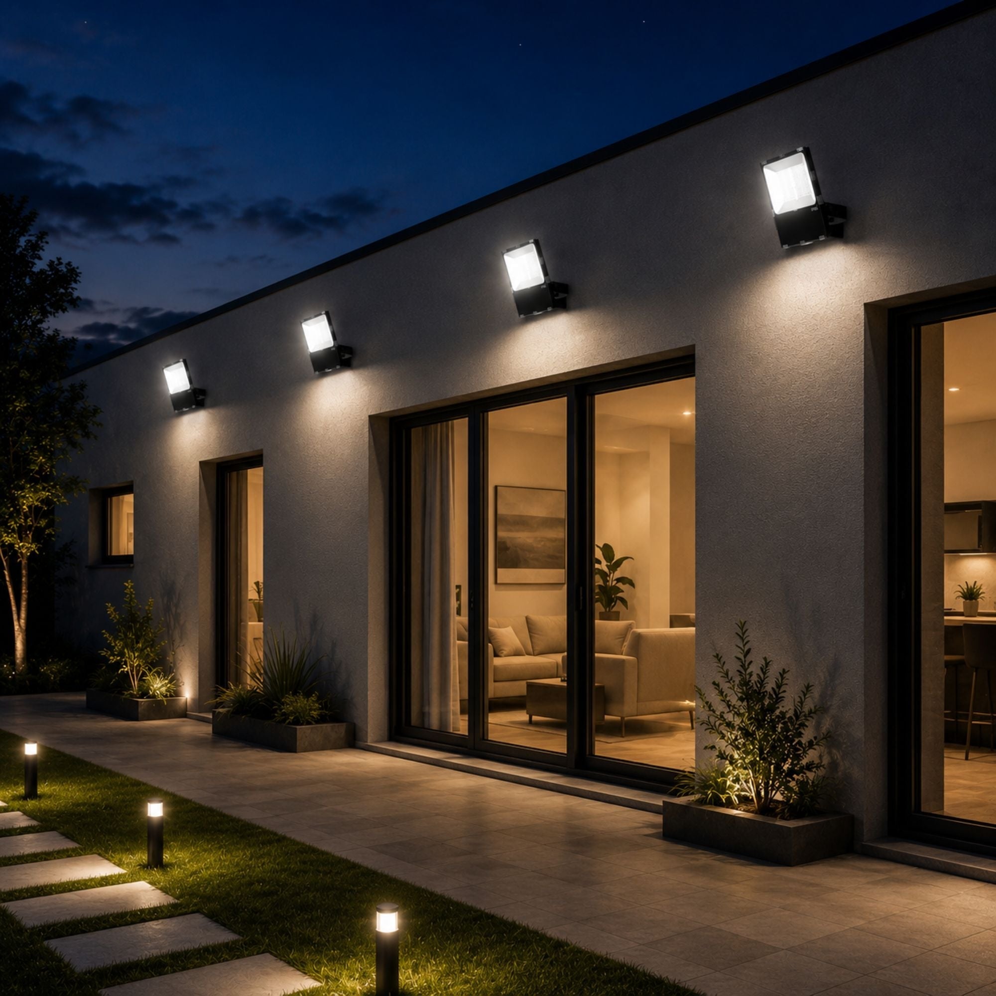 Proyector LED exterior 100W RGB+CCT | MI LIGHT