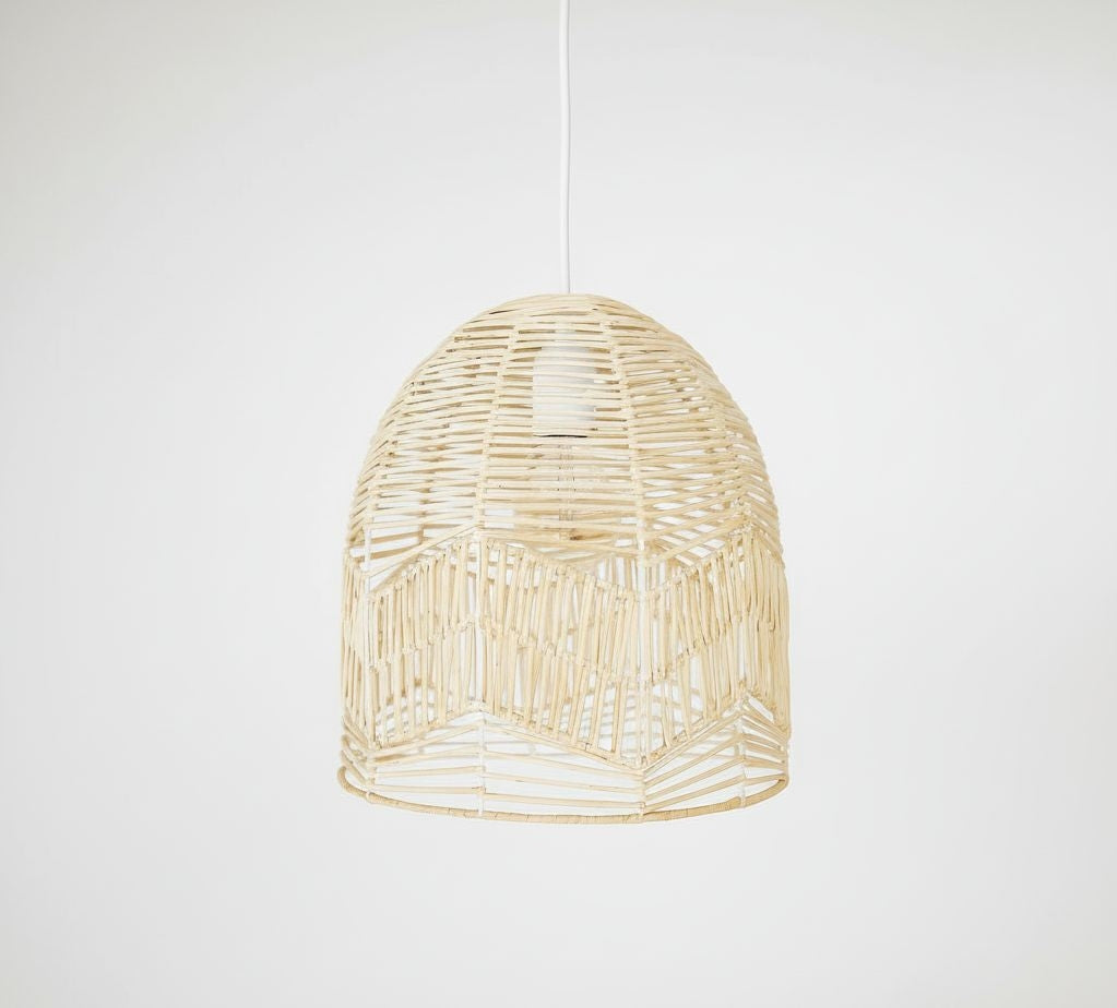 Lámpara colgante de mimbre "NORMA" - Ø45cm - E27