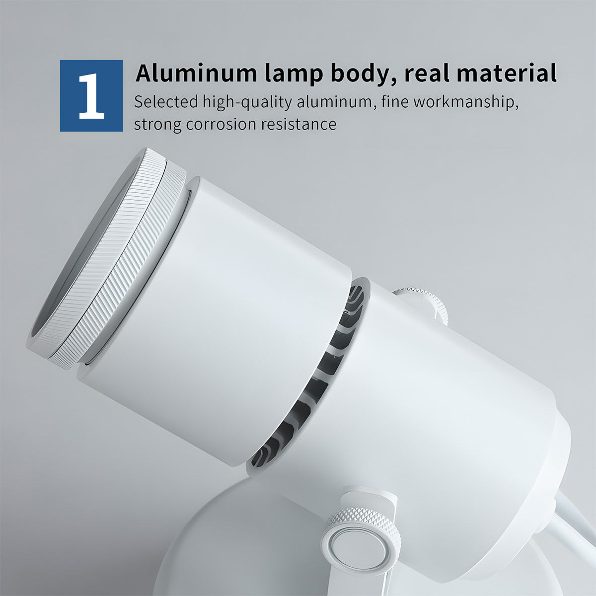 Aplique de pared y techo LED COB "ESCOP" Orientable con ángulo lumínico ajustable - 12W