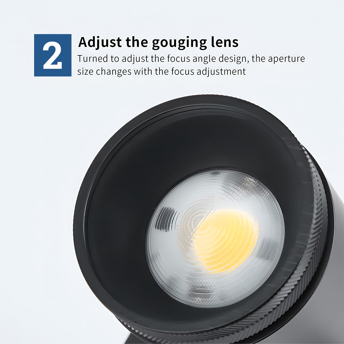 Aplique de pared y techo LED COB "ESCOP" Orientable con ángulo lumínico ajustable - 12W