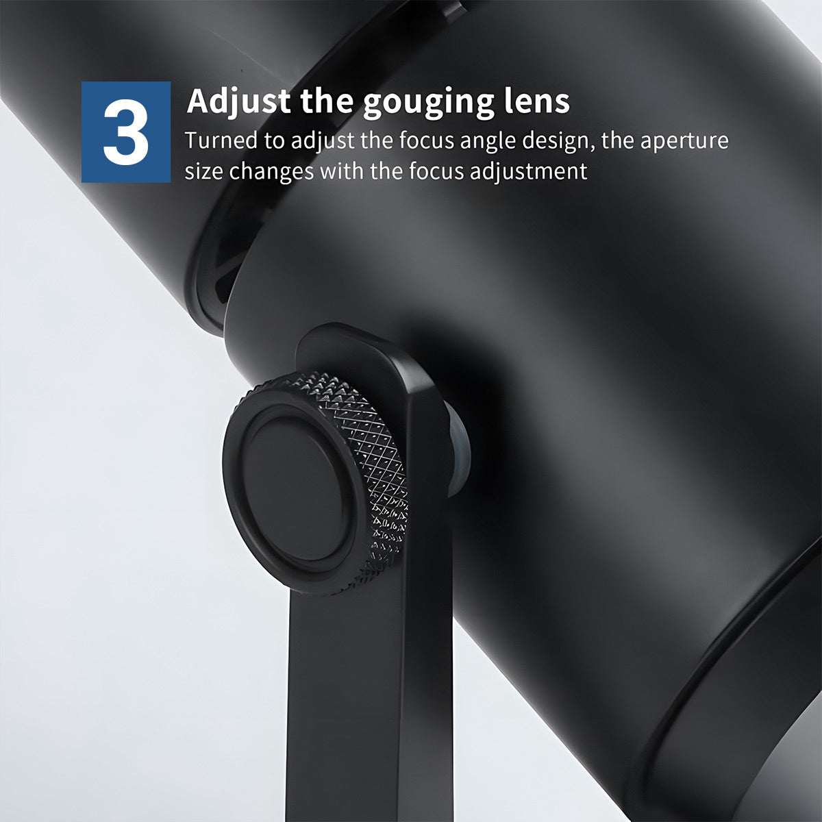 Aplique de pared y techo LED COB "ESCOP" Orientable con ángulo lumínico ajustable - 12W