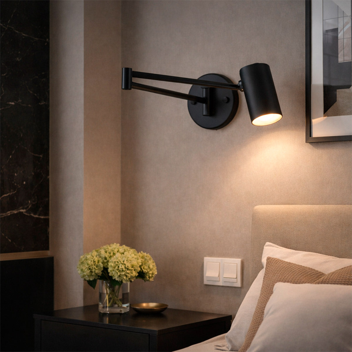 Aplique de pared extensible "Paula" - E27 G45
