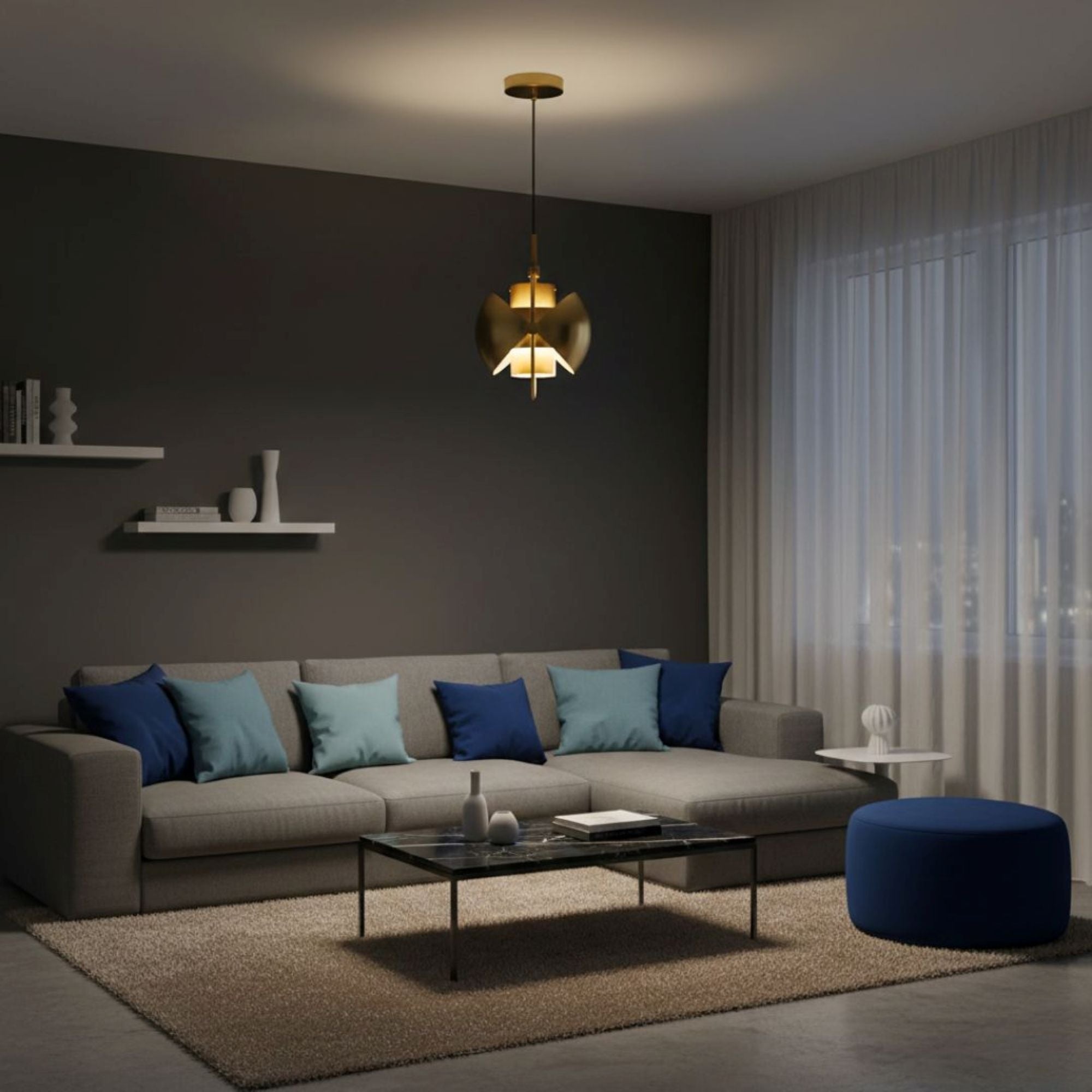 Lámpara colgante de diseño "ASTOR" - E27
