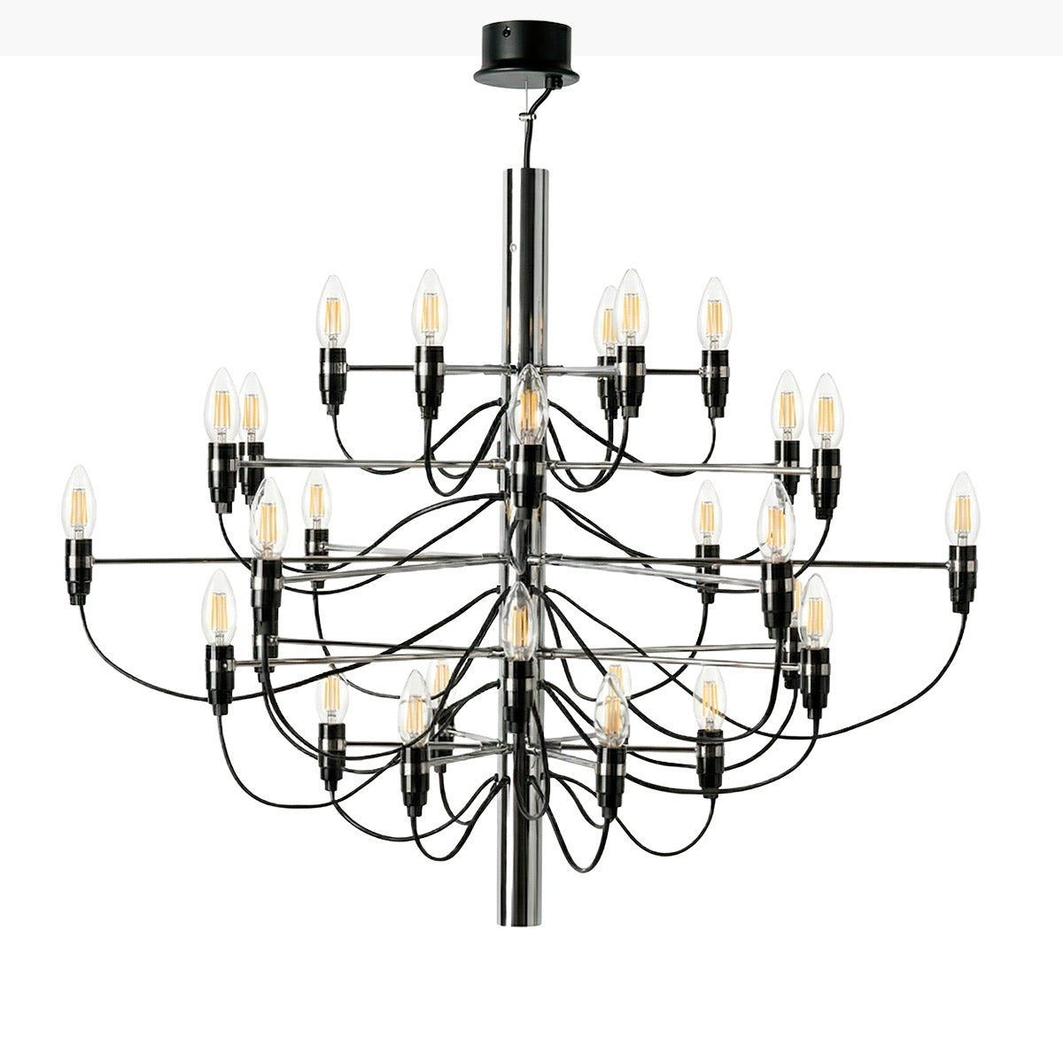Lámpara colgante de diseño "CROWN" - 30 x E14