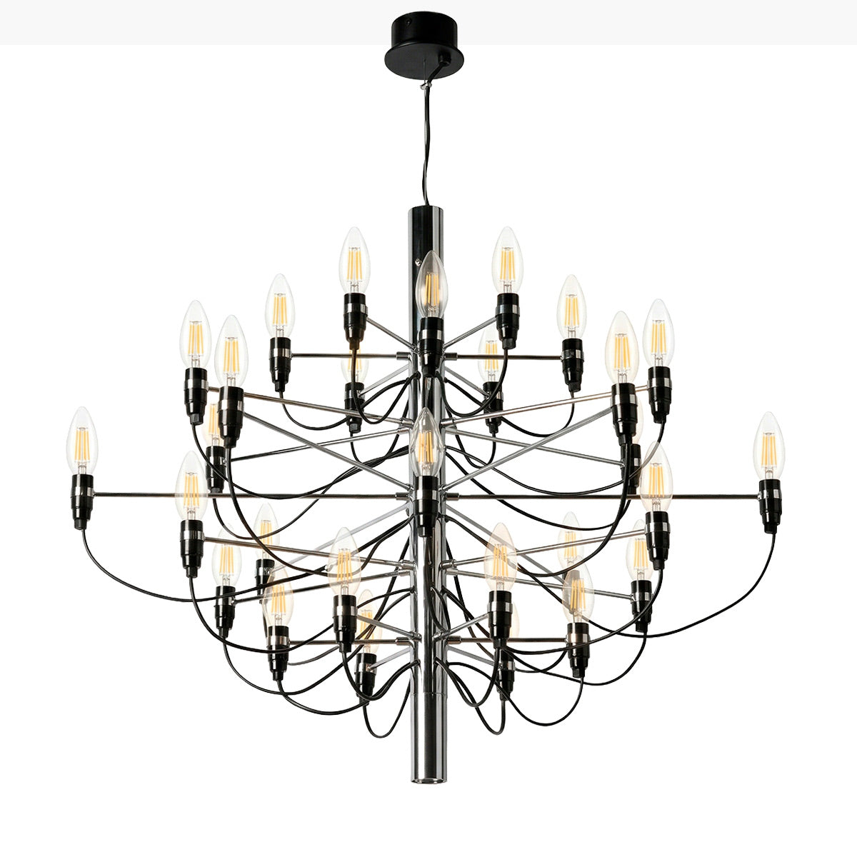 Lámpara colgante de diseño "CROWN" - 30 x E14