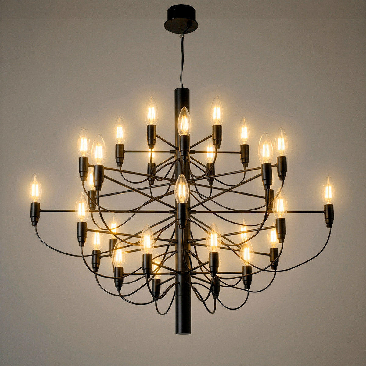 Lámpara colgante de diseño "CROWN" - 30 x E14