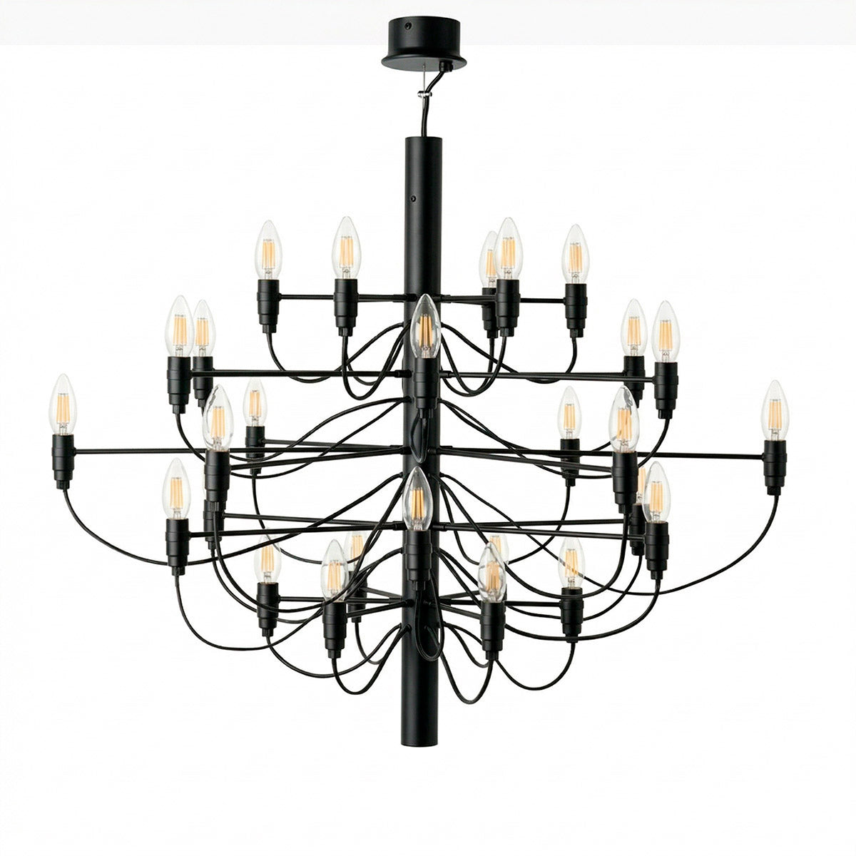 Lámpara colgante de diseño "CROWN" - 30 x E14