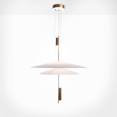 Lámpara colgante de diseño "HERON" - Discos - 15W - 2800K