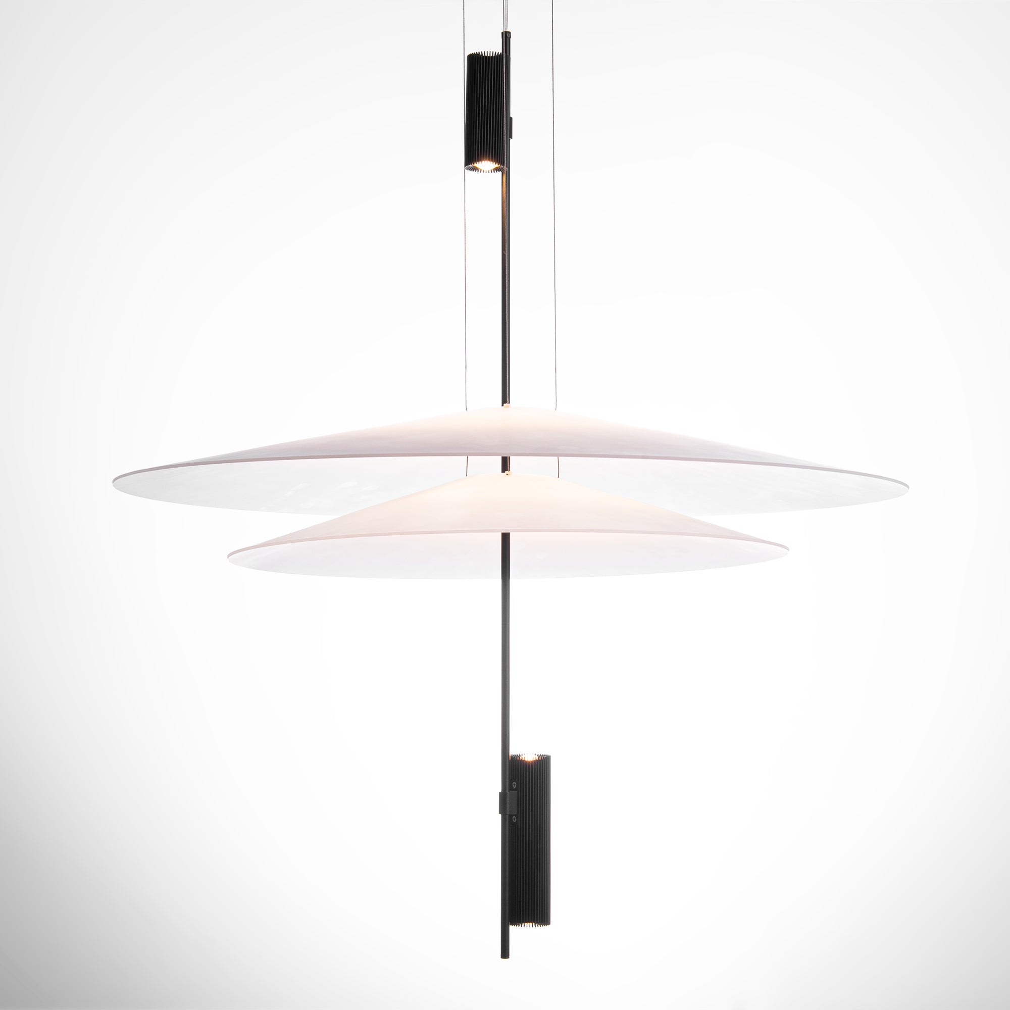 Lámpara colgante de diseño "HERON" - Discos - 15W - 2800K