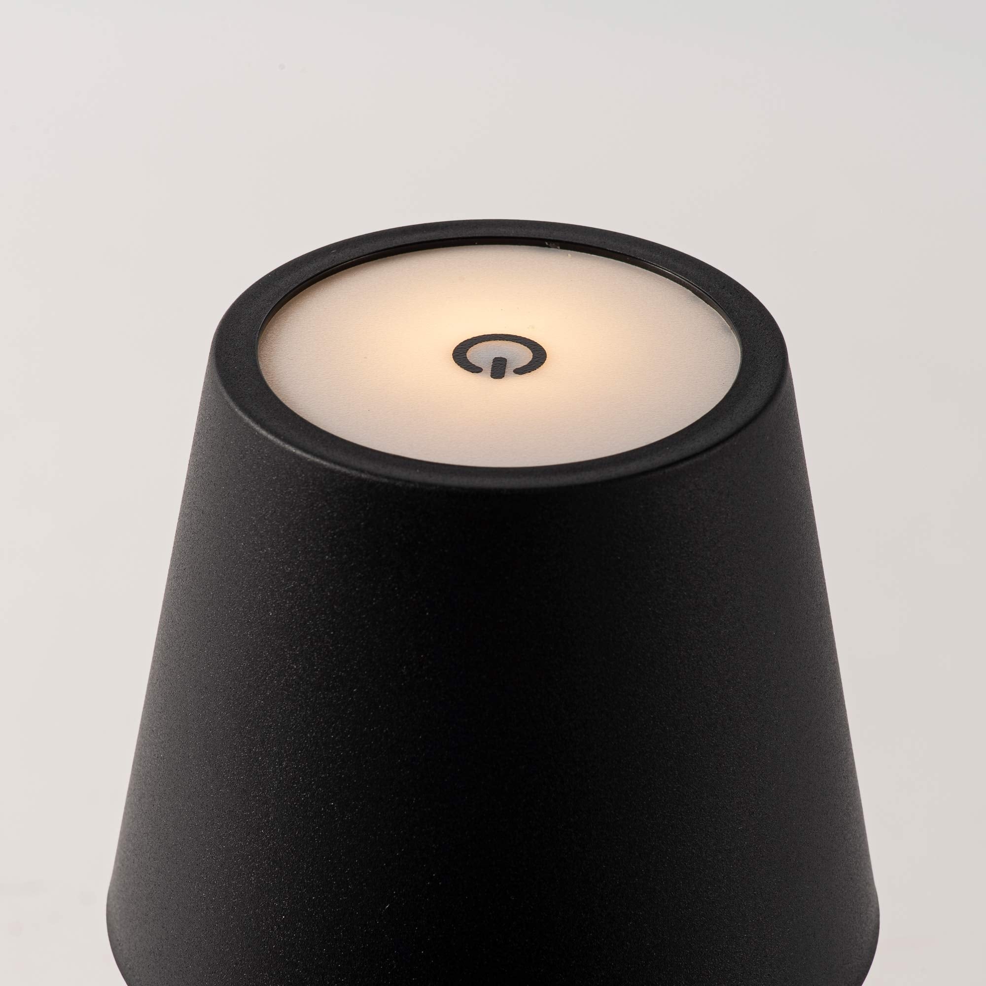 Lámpara de mesa LED CCT portátil - Táctil - Ø100 mm