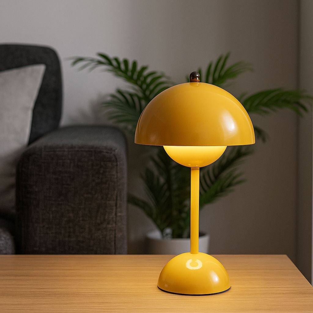 Lámpara de mesa LED CCT portátil - Táctil - Ø160 mm