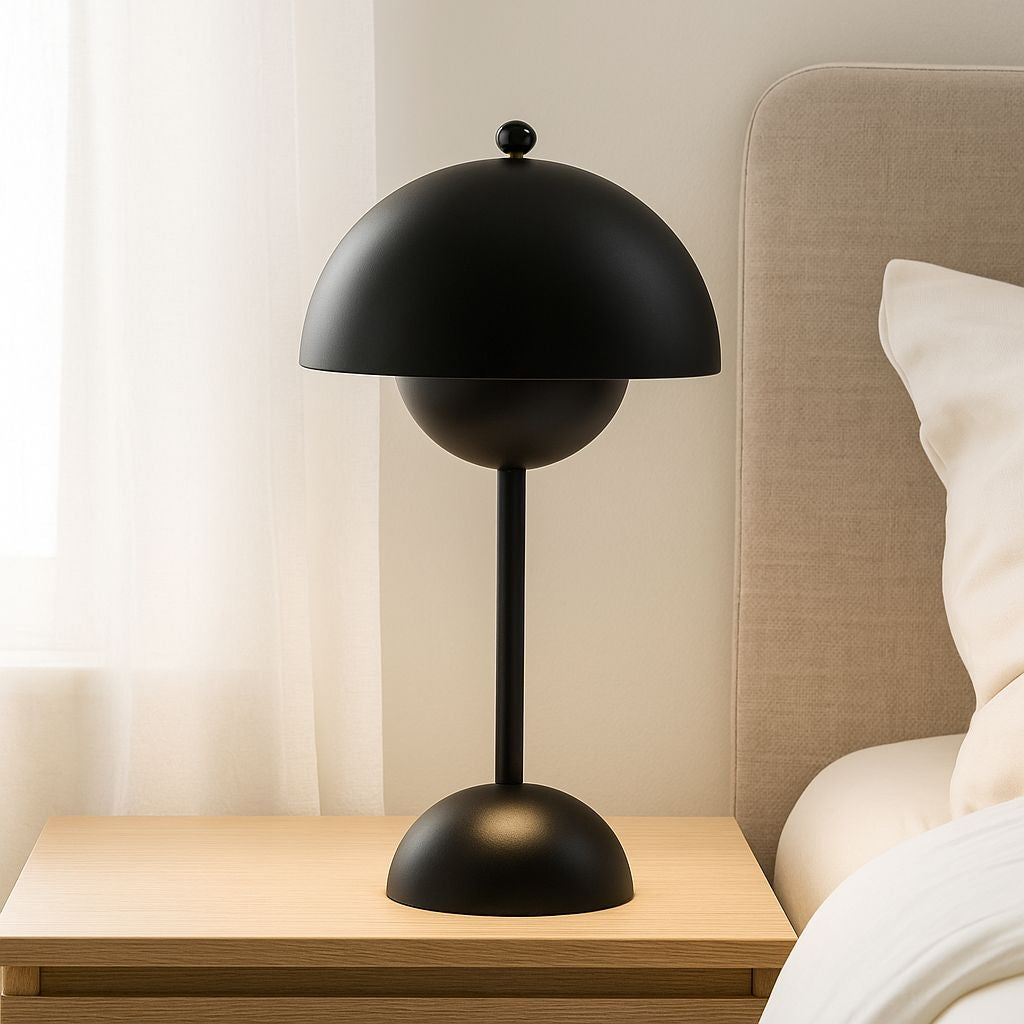 Lámpara de mesa LED CCT portátil - Táctil - Ø160 mm