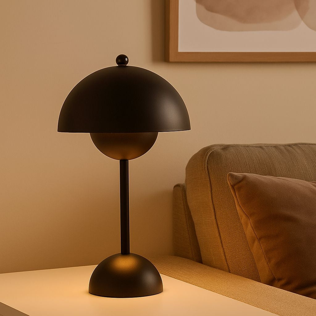 Lámpara de mesa LED CCT portátil - Táctil - Ø160 mm