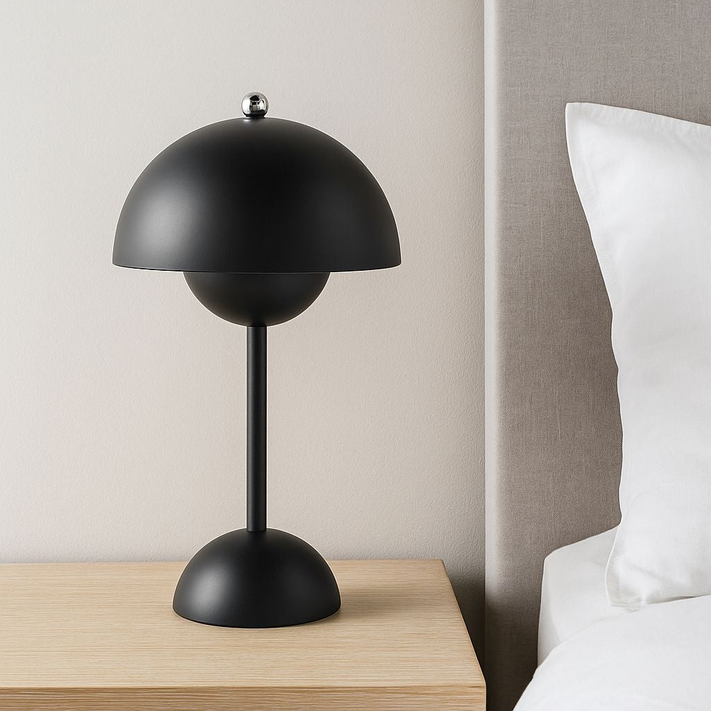 Lámpara de mesa LED CCT portátil - Táctil - Ø160 mm