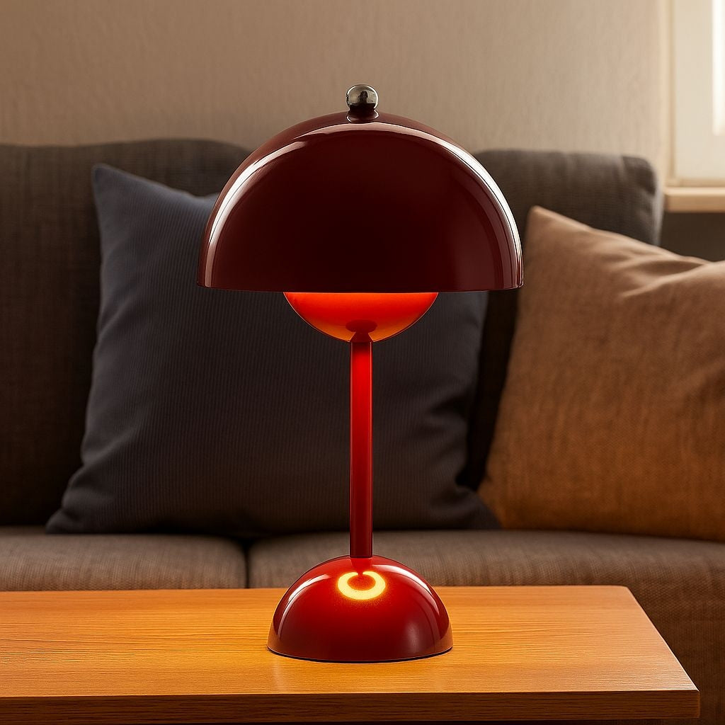 Lámpara de mesa LED CCT portátil - Táctil - Ø160 mm