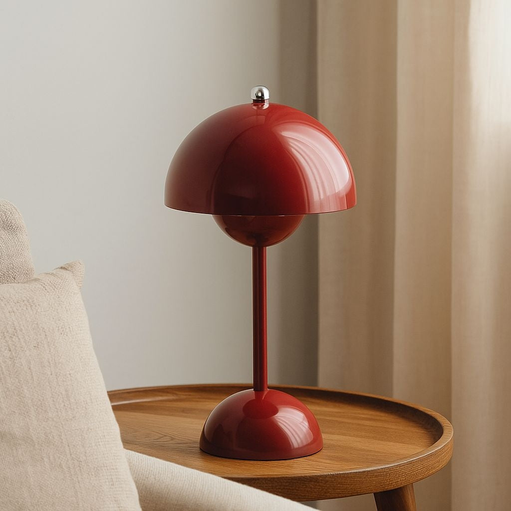 Lámpara de mesa LED CCT portátil - Táctil - Ø160 mm
