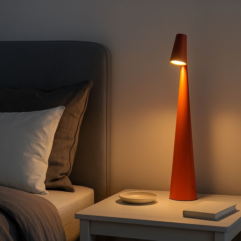 Lámpara de mesa LED portátil - Táctil - 3000K