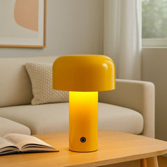 Lámpara de mesa LED CCT portátil - Táctil - Ø125 mm