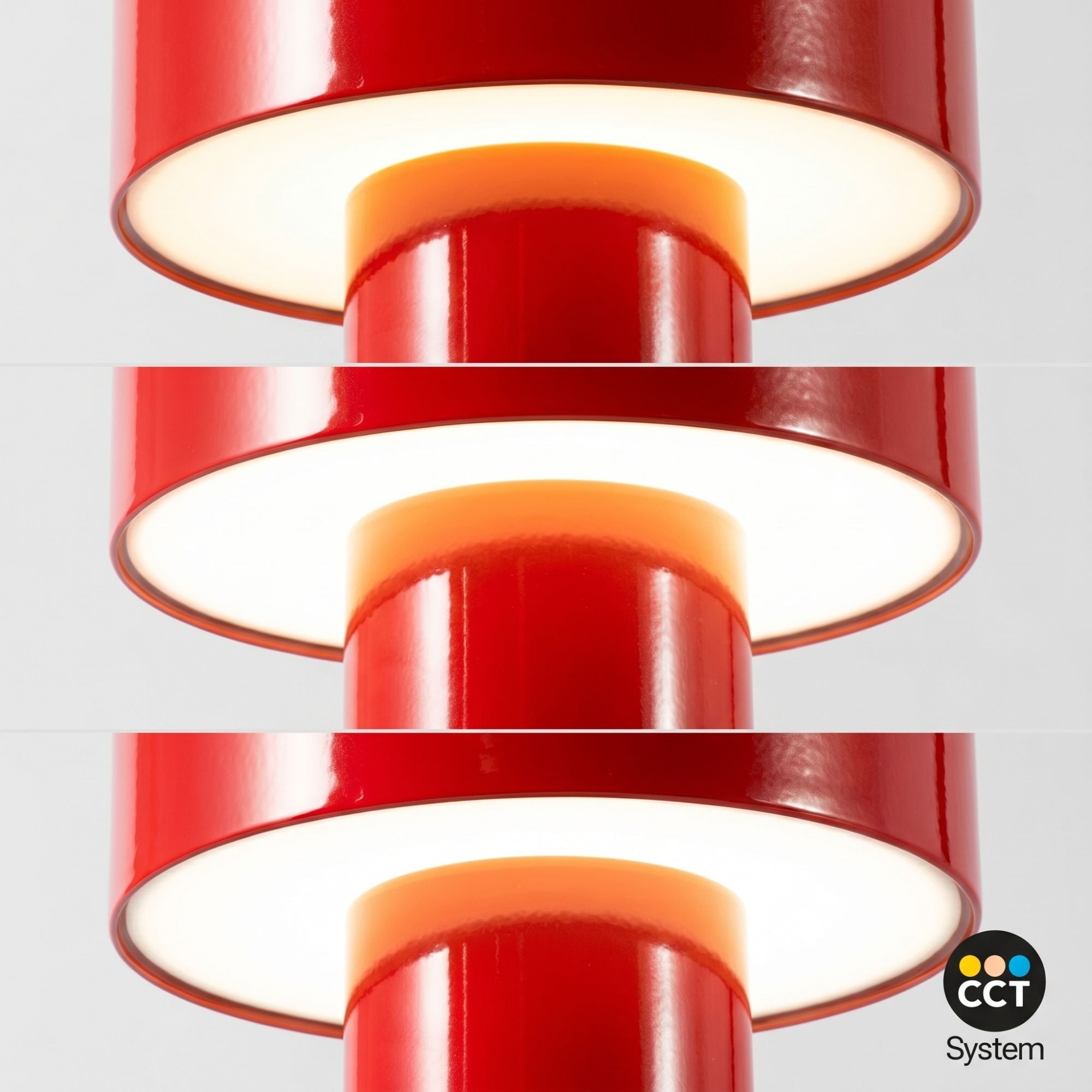 Lámpara de mesa LED CCT portátil - Táctil - Ø125 mm