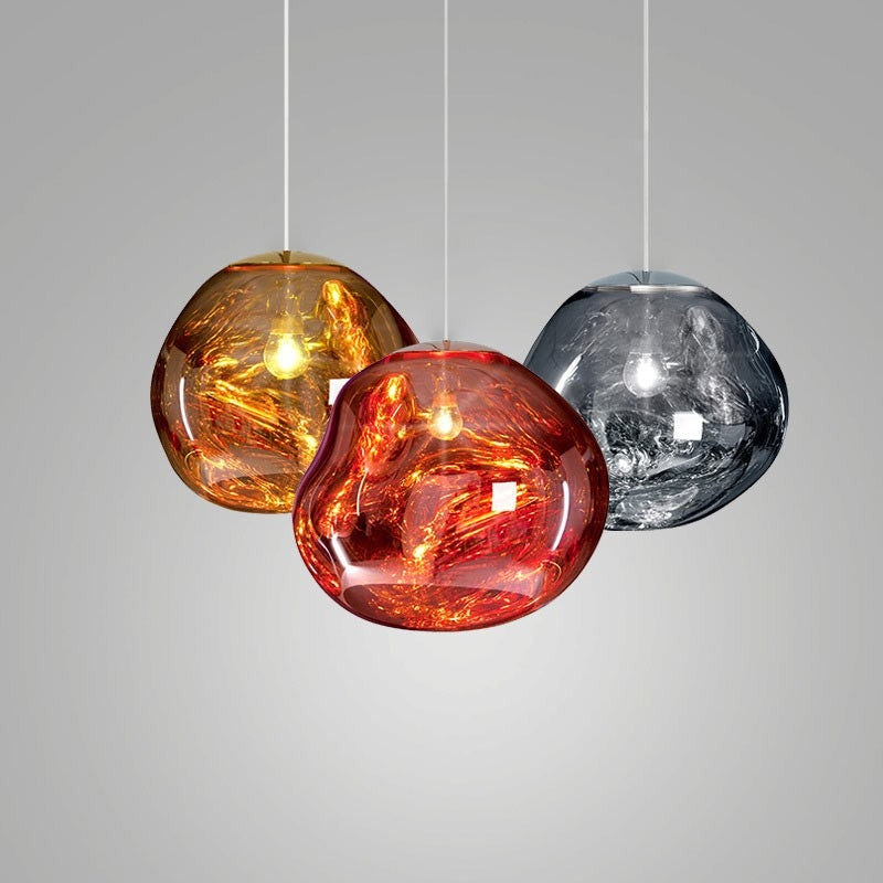 Lámpara colgante cristal de diseño "Abril"  - Ø 28cm