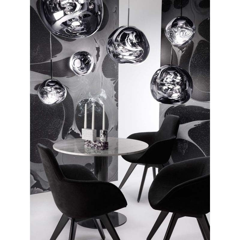 Lámpara colgante cristal de diseño "Abril"  - Ø 28cm