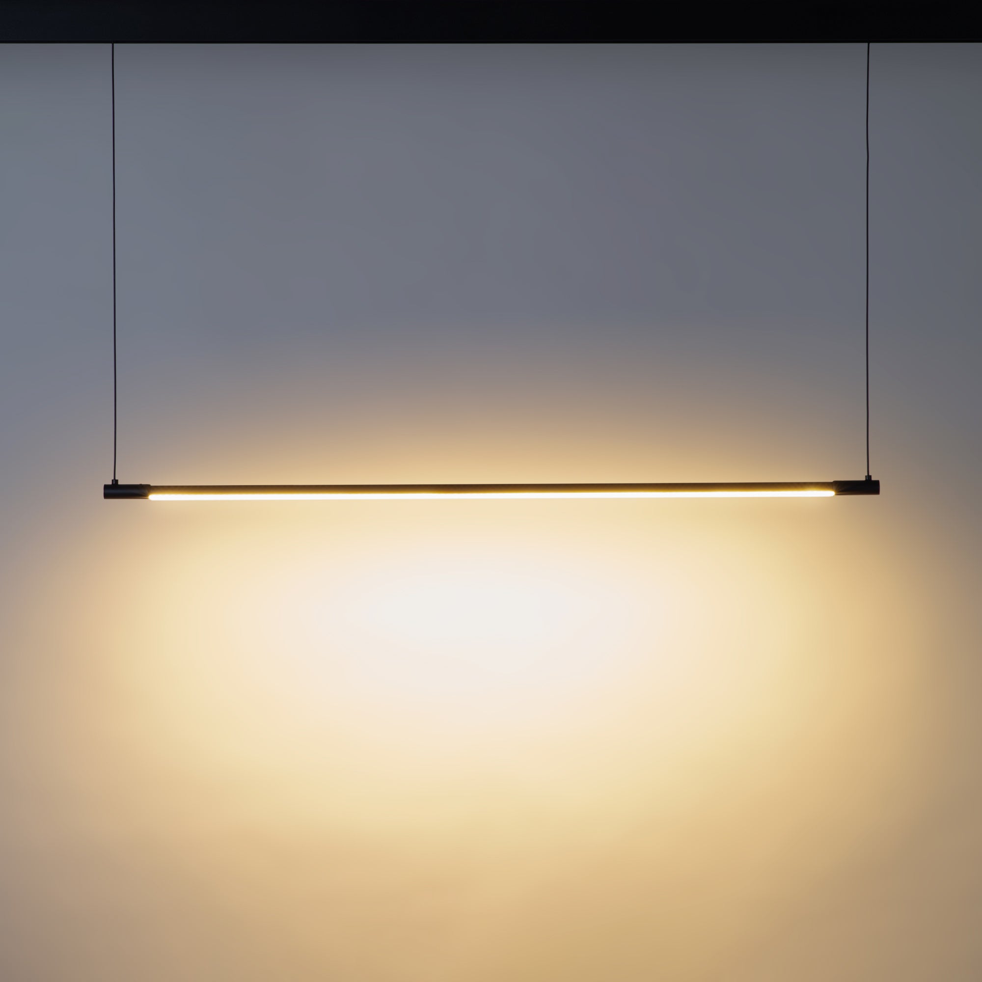Lámpara colgante LED horizontal para carril magnético - 48V - 18W - 2800K - 100cm