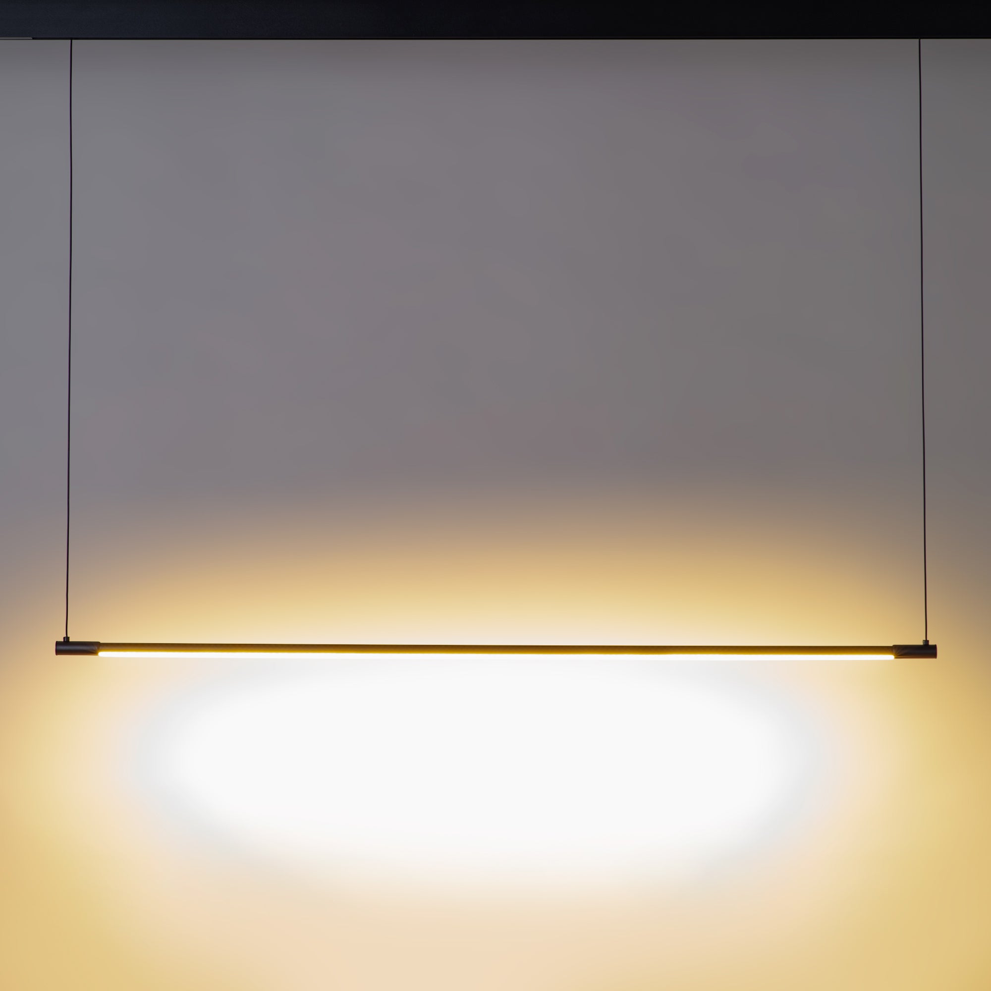 Lámpara colgante LED horizontal para carril magnético - 48V - 21W - 2800K - 120cm