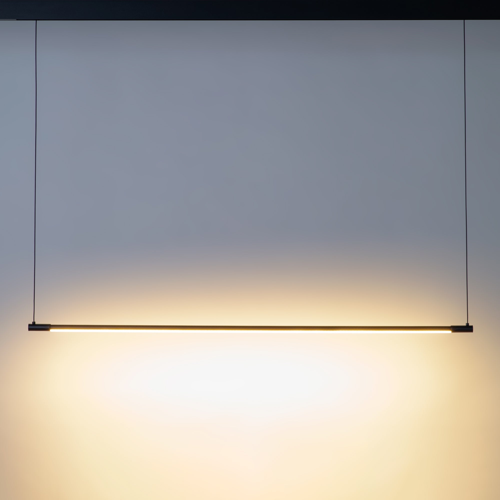 Lámpara colgante LED horizontal para carril magnético - 48V - 21W - 2800K - 120cm