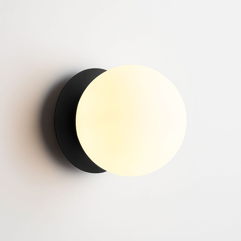 Aplique de pared bola cristal "ARCE" - E27 - Ø 15cm