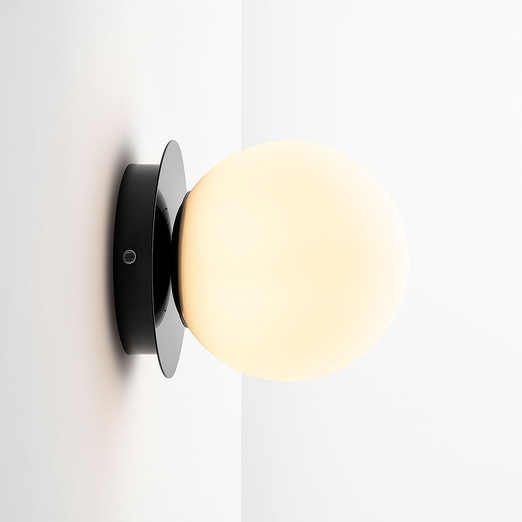 Aplique de pared bola cristal "ARCE" - E27 - Ø 15cm