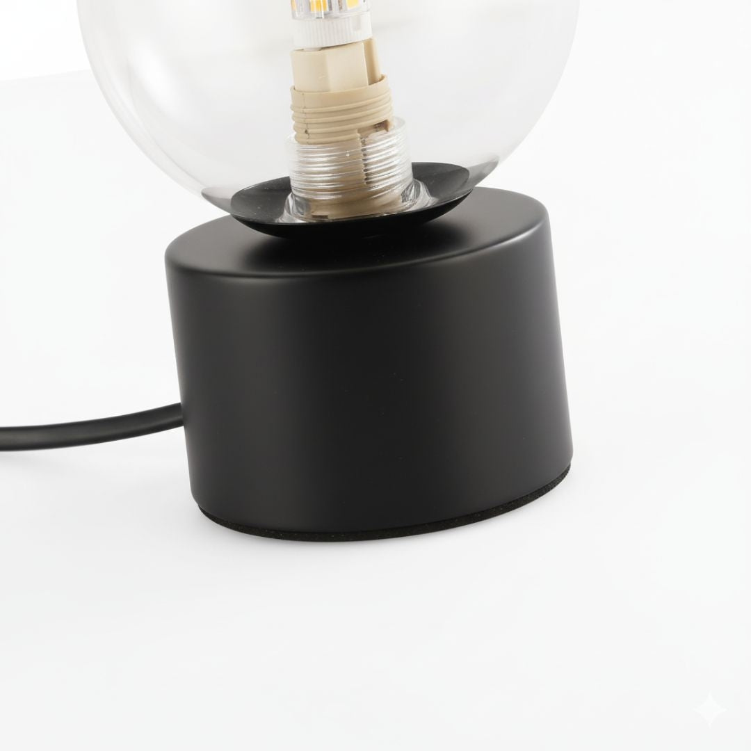 Lámpara de mesa con esfera de cristal "BASS" - G9