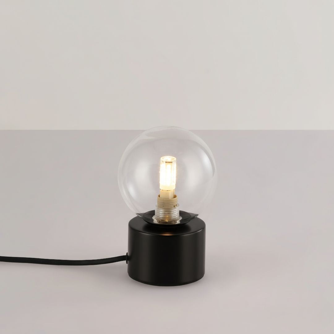 Lámpara de mesa con esfera de cristal "BASS" - G9