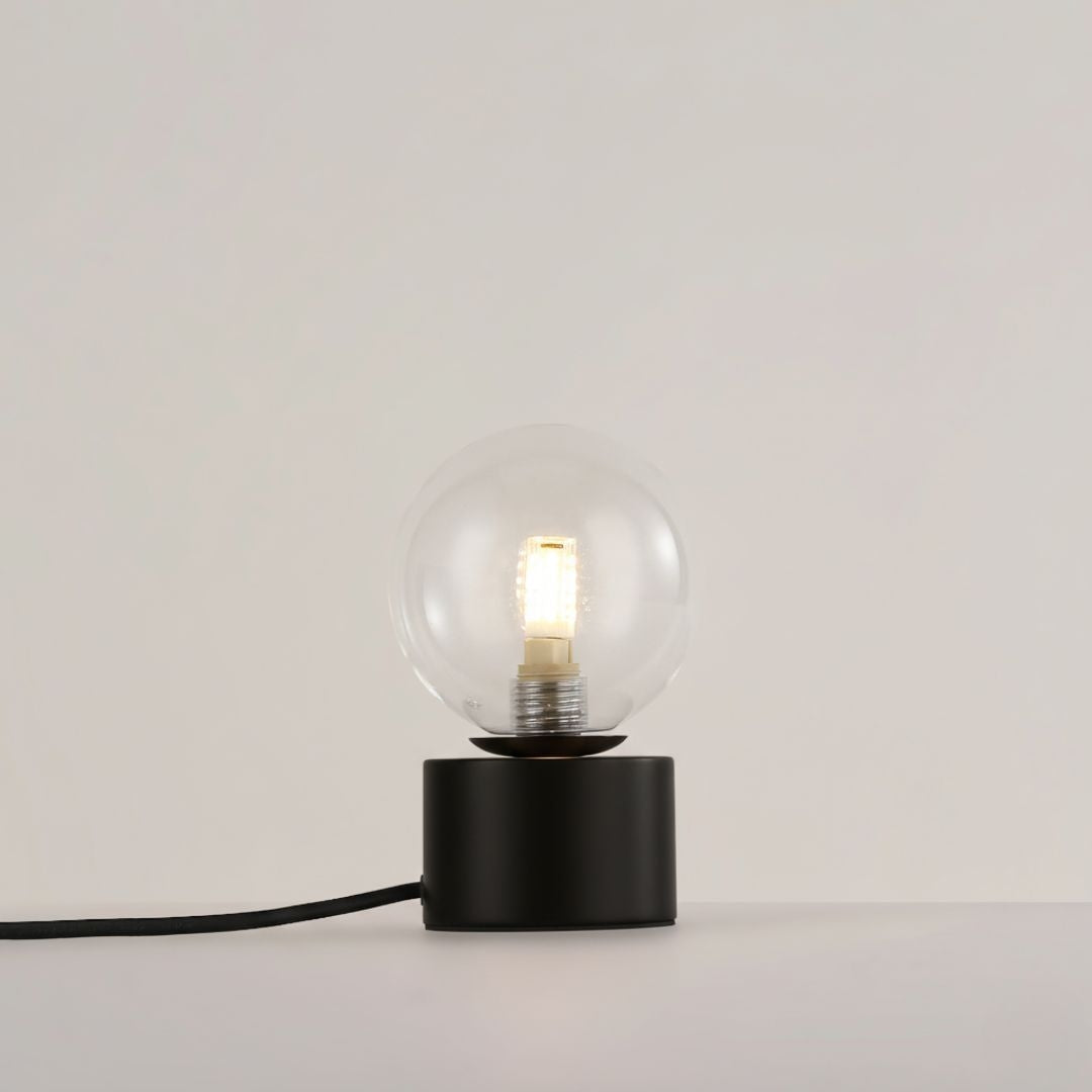 Lámpara de mesa con esfera de cristal "BASS" - G9